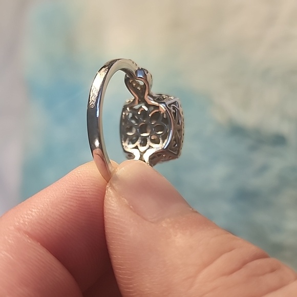 Garnet, color changing ring, size 9, 925 - Picture 7 of 10